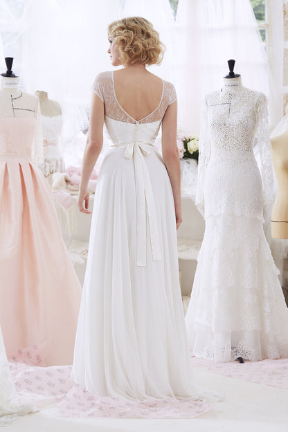 Dos de la robe Alissia blanche – Atelier Emelia